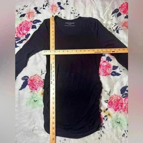 Pea In A Pod Maternity Bodycon Black Dress Women's Size Small - Picture 2 of 3